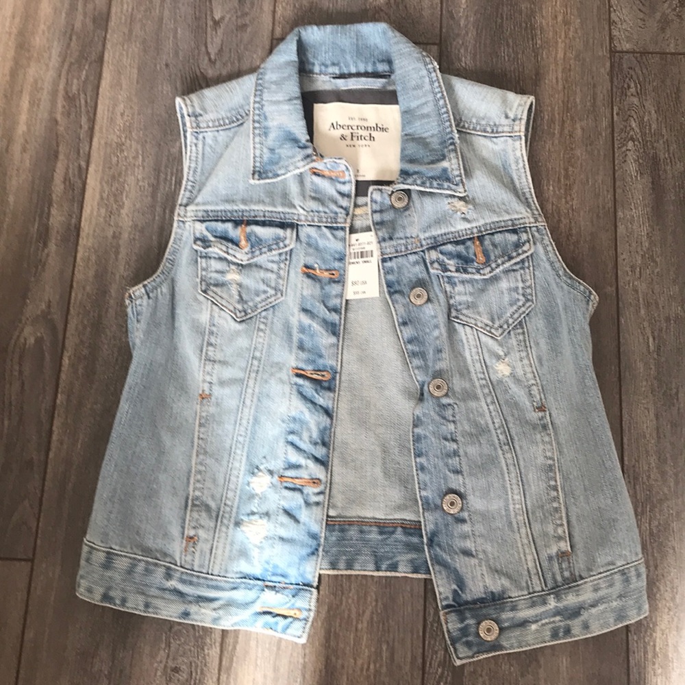 abercrombie &fitch jean jacket
